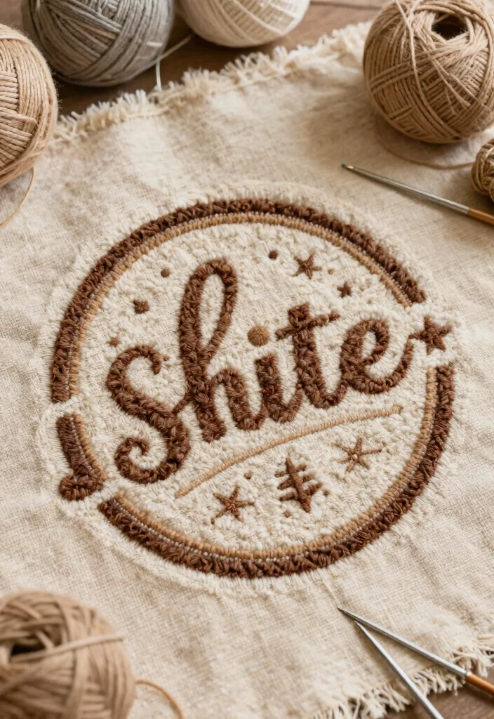 16 Carpet Logo Design Ideas With Creative Branding Style - 14. Handcrafted Feel 1