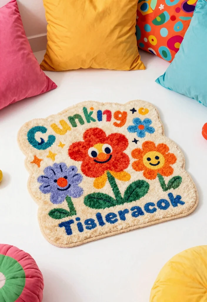 16 Carpet Logo Design Ideas With Creative Branding Style - 4. Playful and Whimsical Designs 1