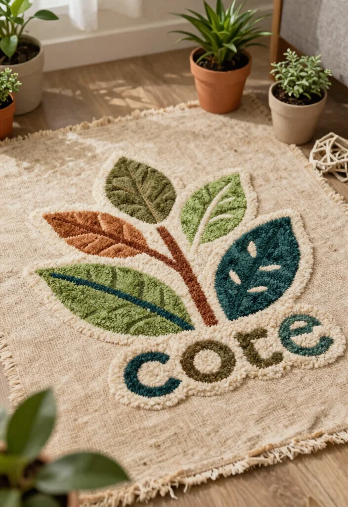 16 Carpet Logo Design Ideas With Creative Branding Style - 5. Eco-Inspired Designs 1