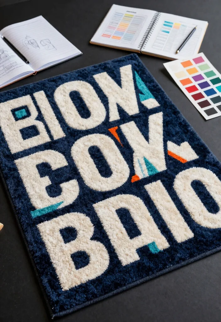 16 Carpet Logo Design Ideas With Creative Branding Style - 6. Bold Typography 1