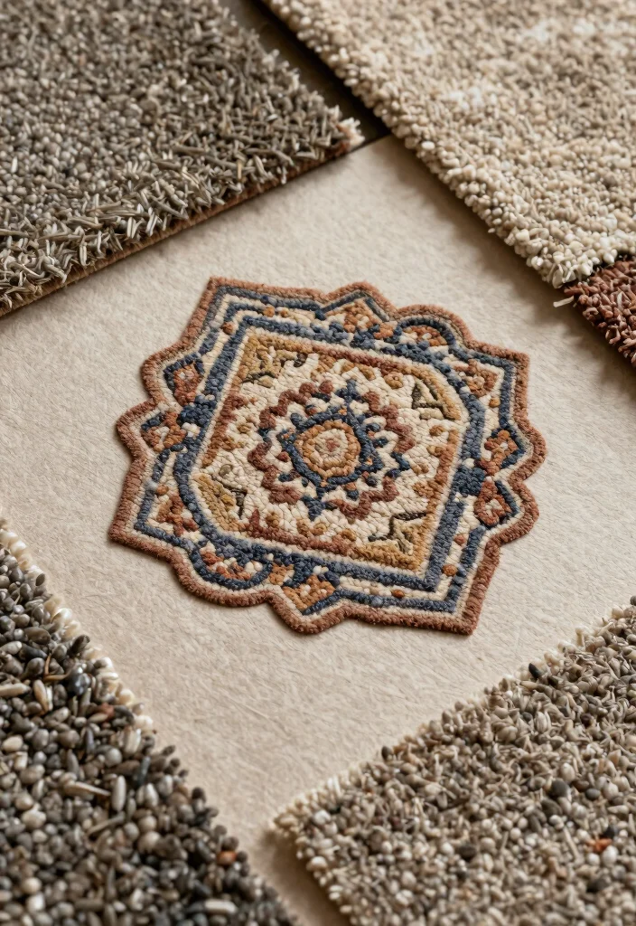 16 Carpet Logo Design Ideas With Creative Branding Style - 7. Textured Logos 1