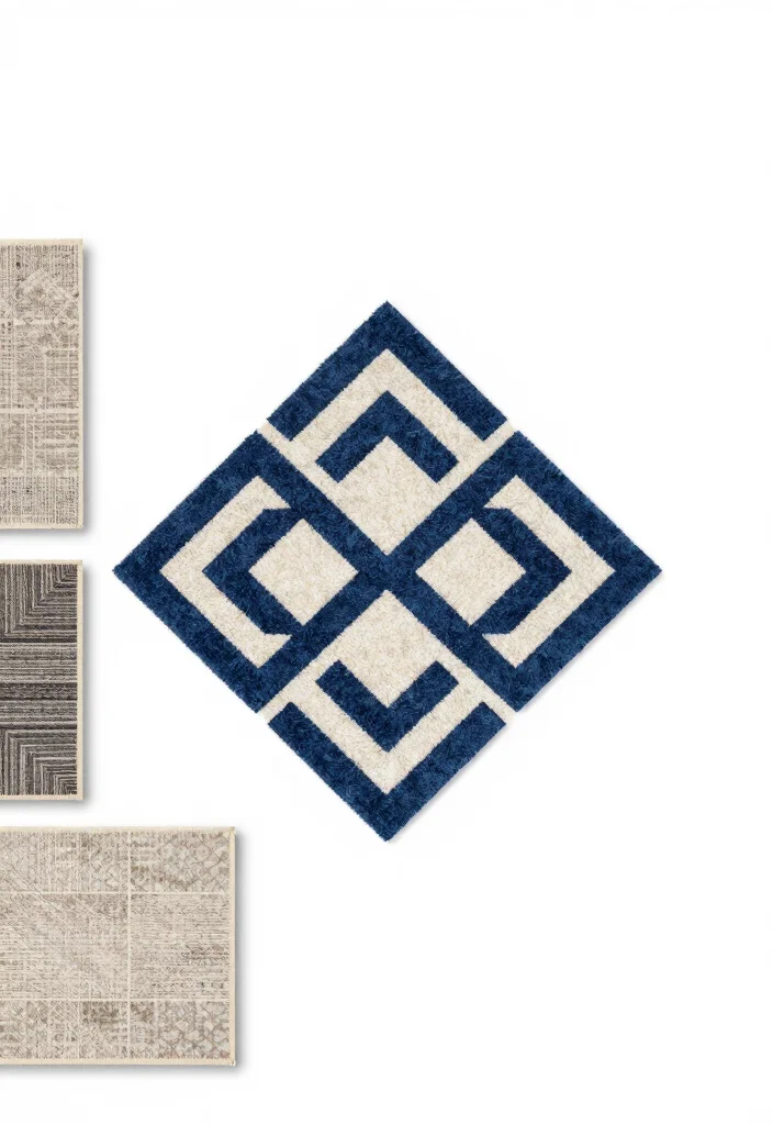 16 Carpet Logo Design Ideas With Creative Branding Style - 8. Geometric Patterns and Symmetry 1