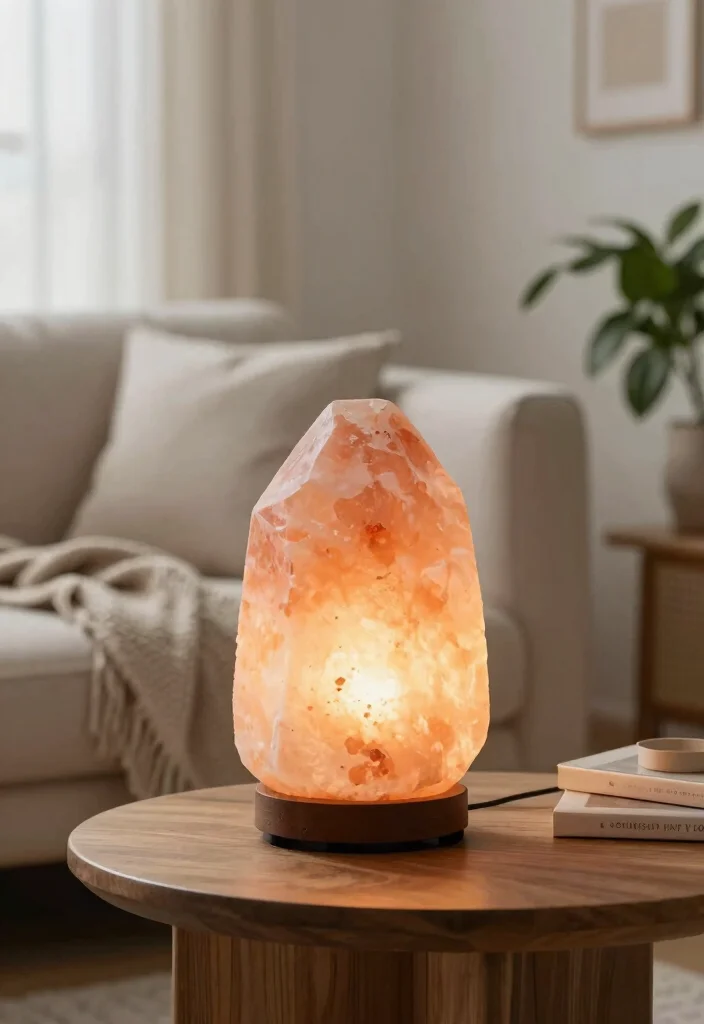 18 Himalayan Salt Lamp Ideas With Cozy Warm Glow - 1. The Central Focal Point 1