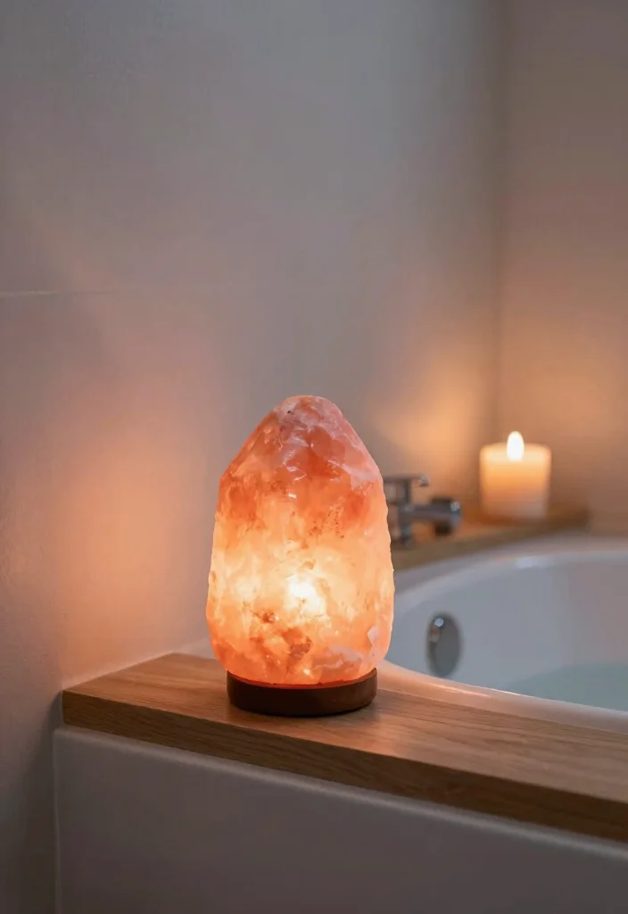 18 Himalayan Salt Lamp Ideas With Cozy Warm Glow - 14. Wellness Spa Retreat 1