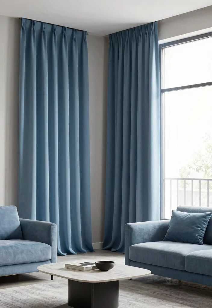 18 Modern Boho Curtains Ideas With Chic Layered Style - 15. Monochromatic Layers 1