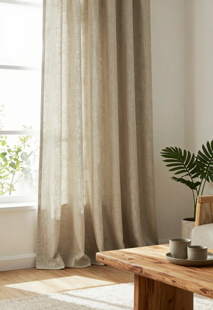 18 Modern Boho Curtains Ideas With Chic Layered Style - 18. Eco-Friendly Dyes and Fabrics 1