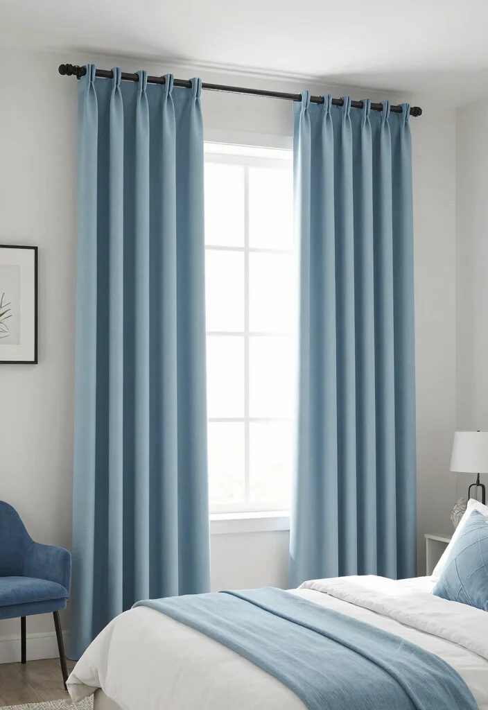 18 Pinch Pleat Curtains 2026 Trending Ideas With Tailored Elegance - 10. Monochromatic Schemes for a Sleek Look 1