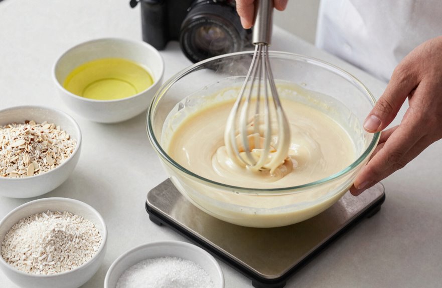 wet dry batter folding with buttermilk