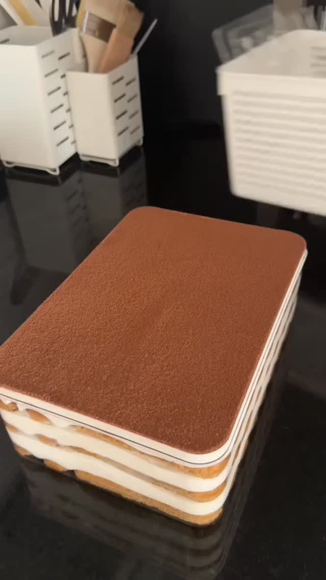 21 Cake Decoration Ideas for Every Skill Level 20 Layered rectangular cake topped with a smooth layer of brown cocoa powder.