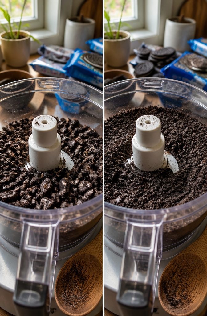 Photograph of alternative chocolate sandwich cookies for the recipe.